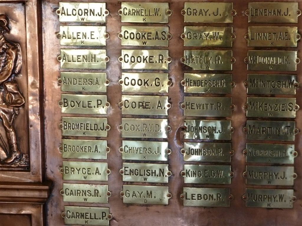 Witta and District Roll of Honour (names A-M) (2011)
