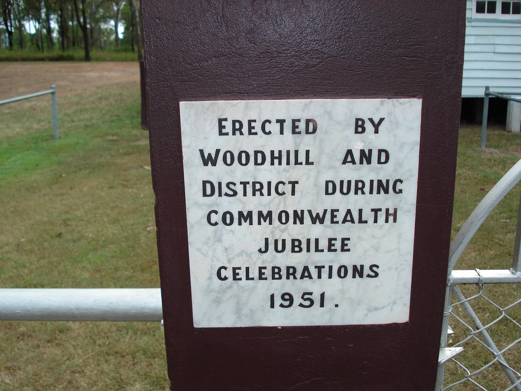 Woodhill Memorial Hall - Entrance Feature Plaque