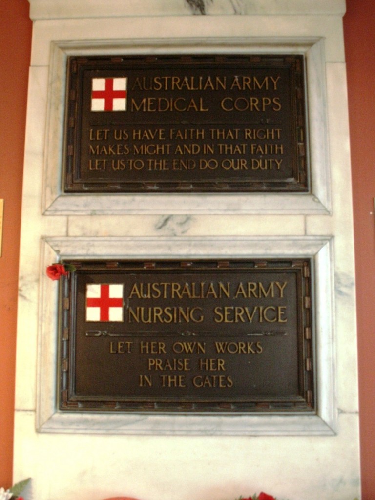 Australian Army Medical Corps Plaque