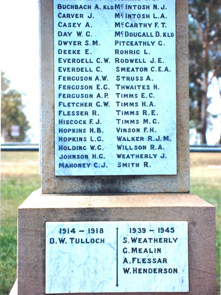 Woodhilll War Memorial
