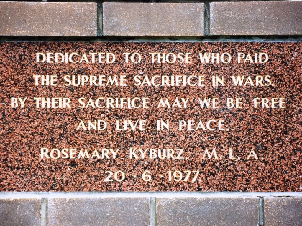 Woodridge Library War Memorial