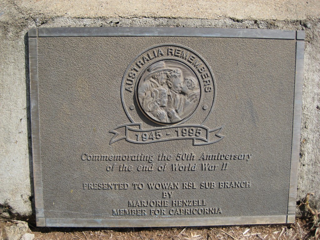 Wowan & District Memorial