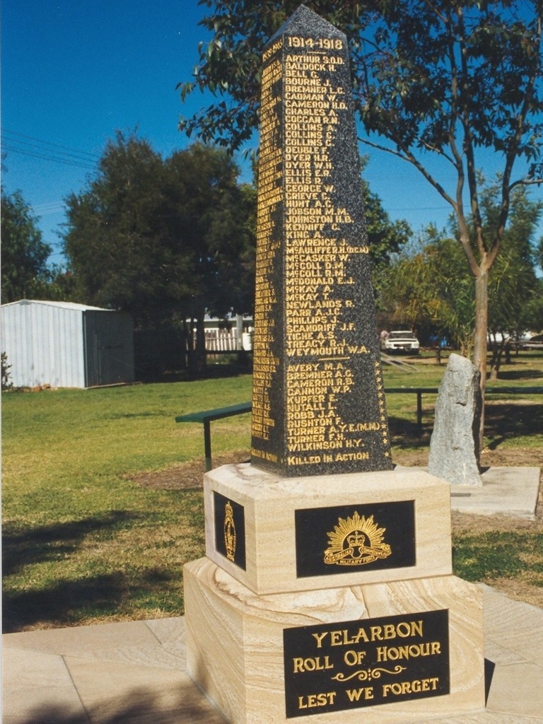 Yelarbon War Memorial