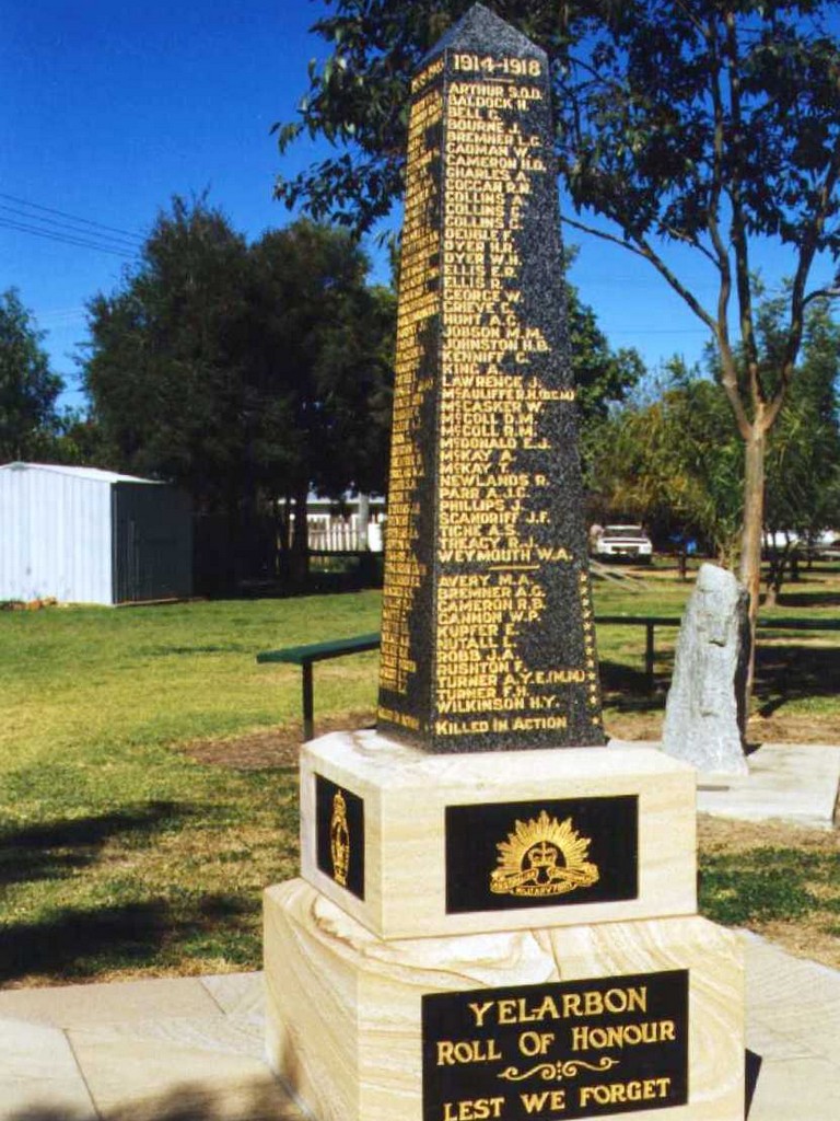 Yelarbon War Memorial