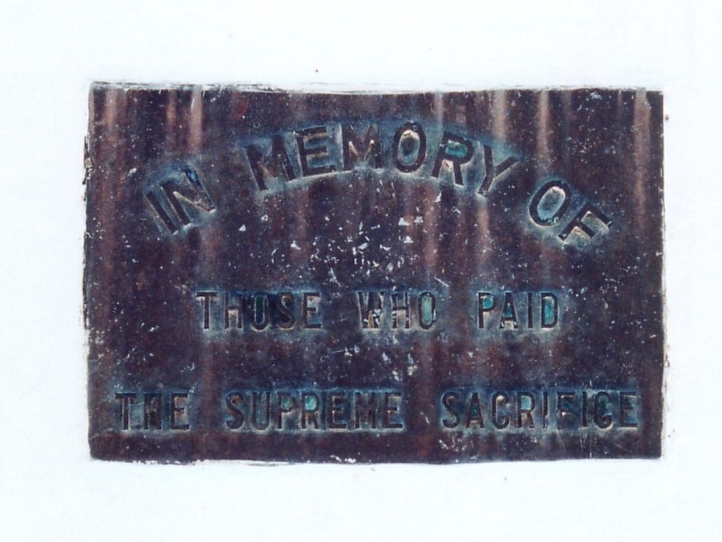 Zillmere War Memorial - Plaque