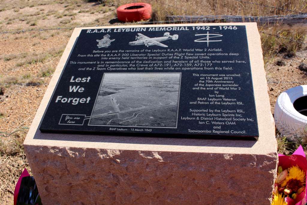 Etched black granite plaque