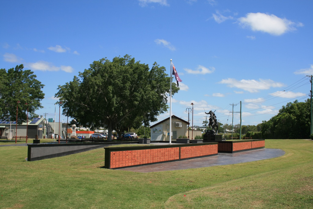 Overview of memorial, from north