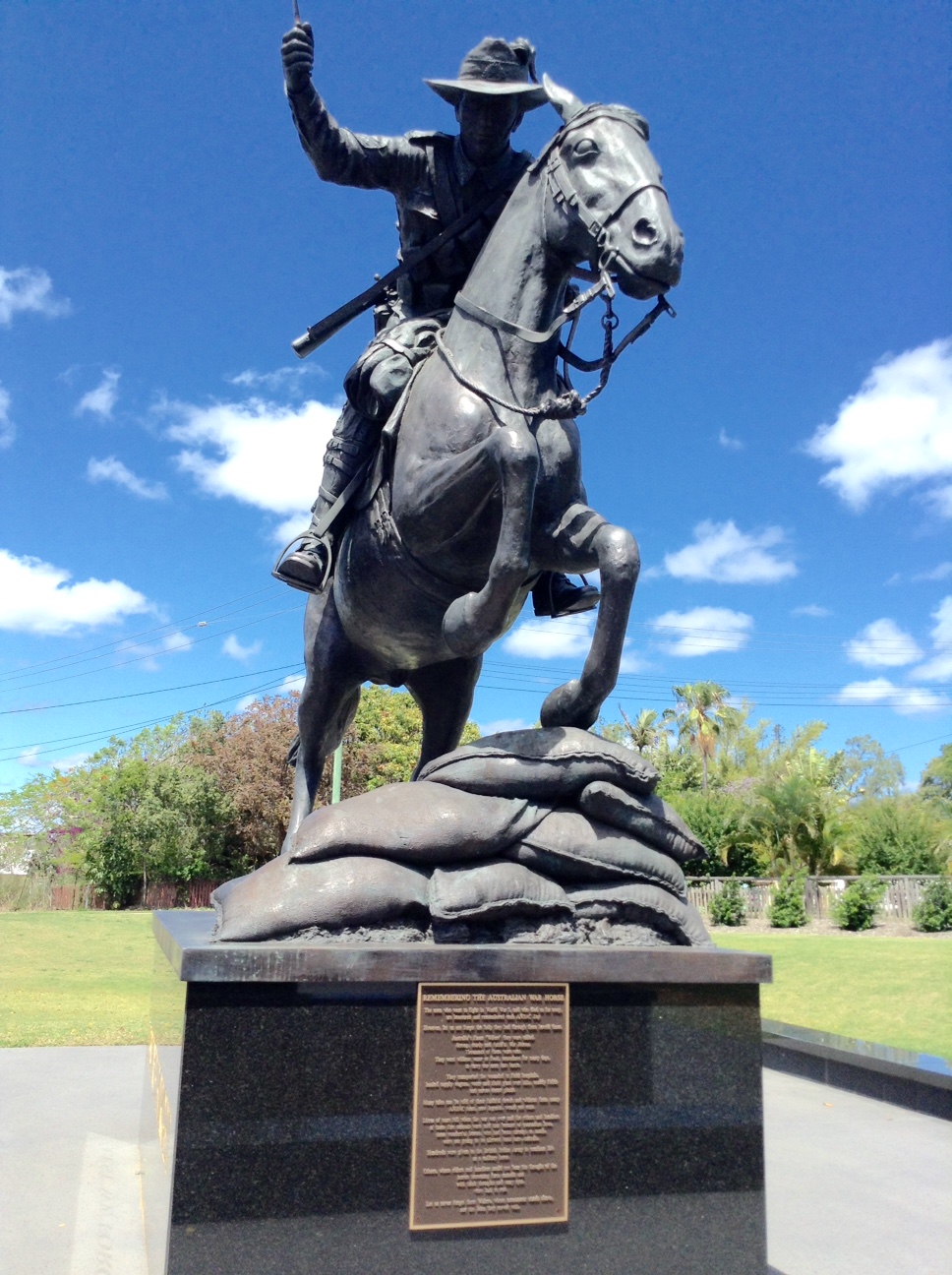 Lighthorse statue