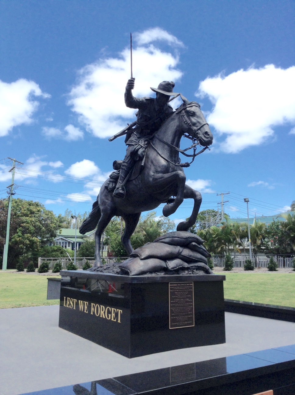 Lighthorse statue
