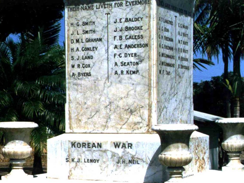 Ayr War Memorial - Roll of Honour detail