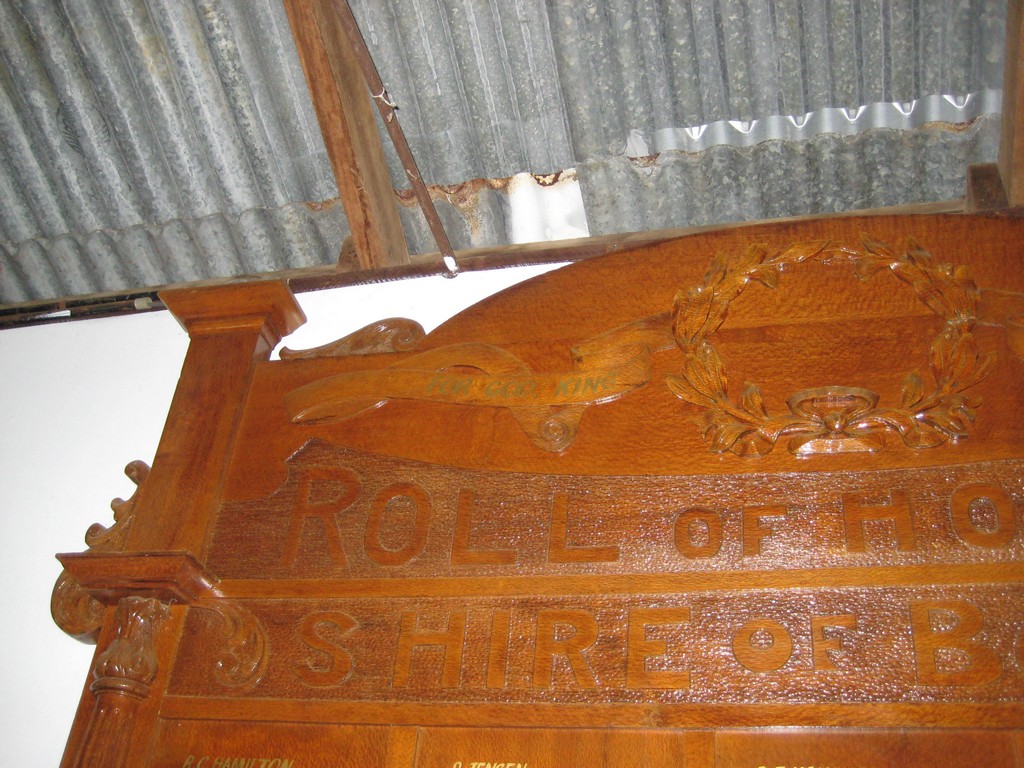 Banana Shire Honour Board