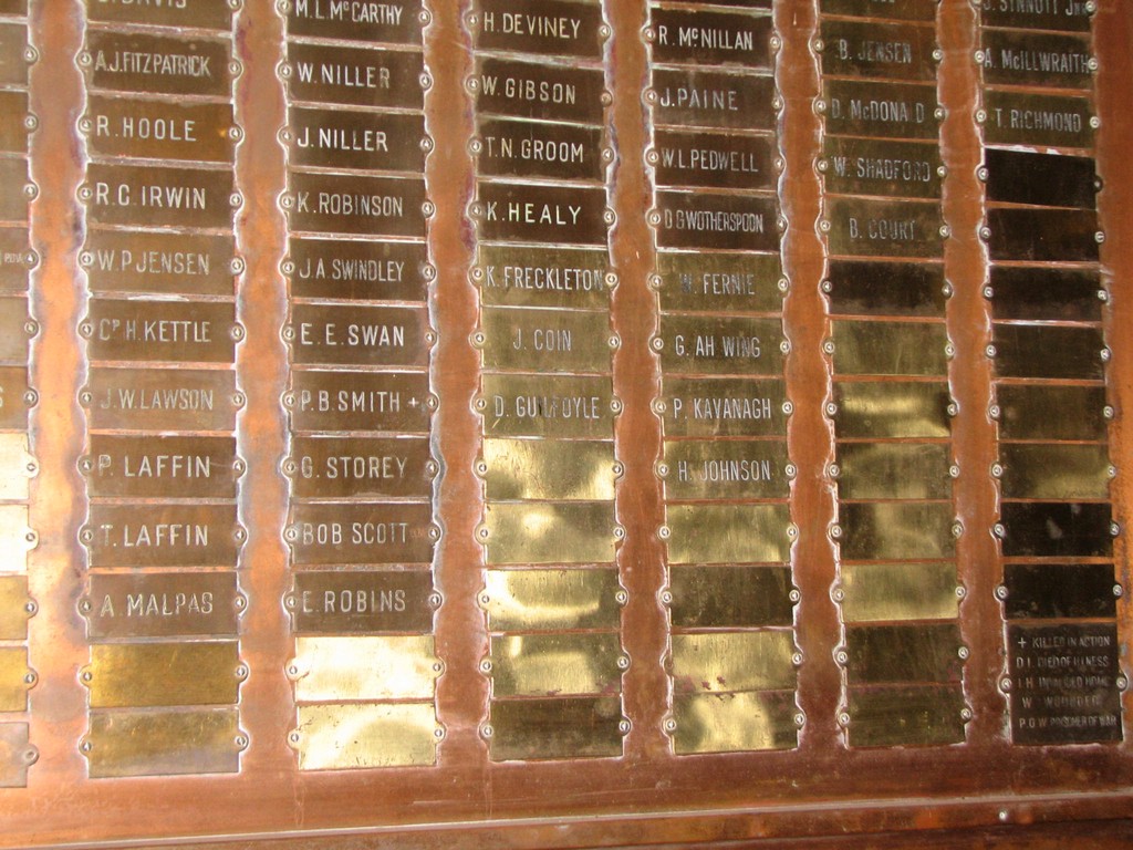 Barkly Tablelands Shire Council Roll of Honour