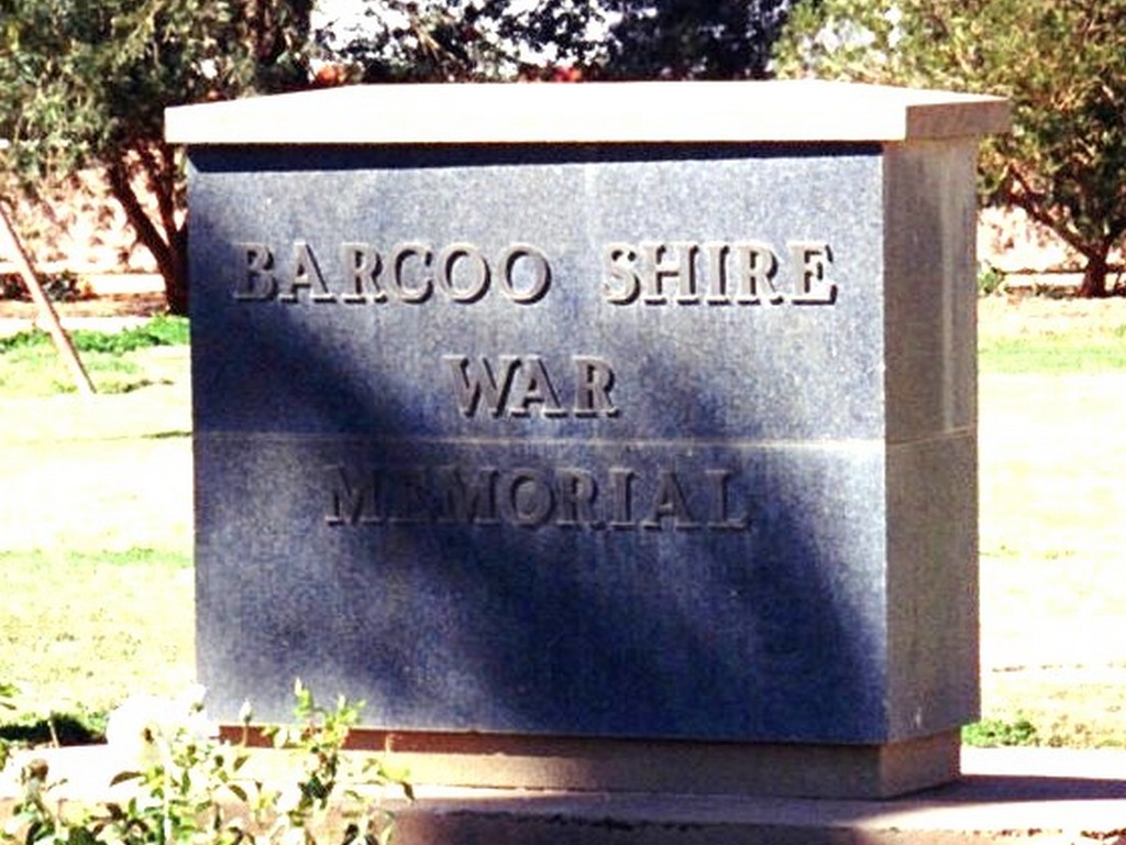 Barcoo Shire War Memorial