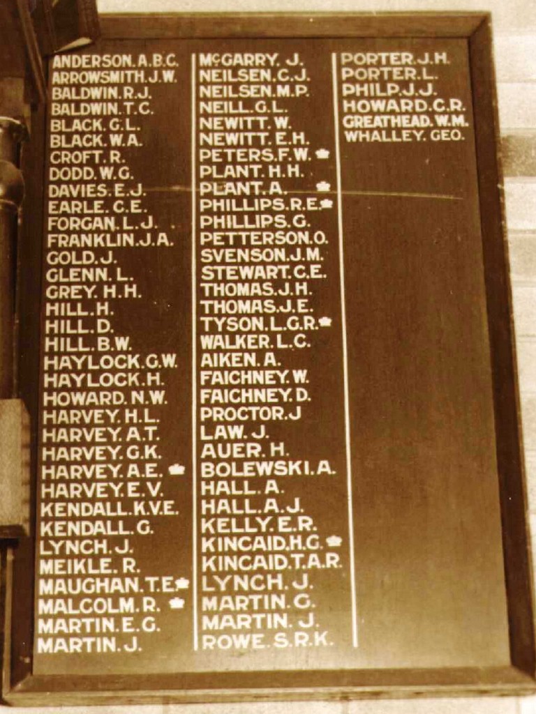 Barolin State School Honour Board