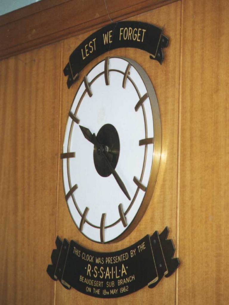 Beaudesert Memorial Clock