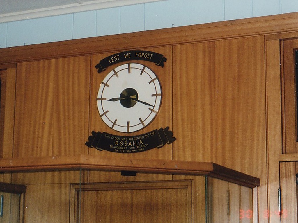 Beaudesert Memorial Clock