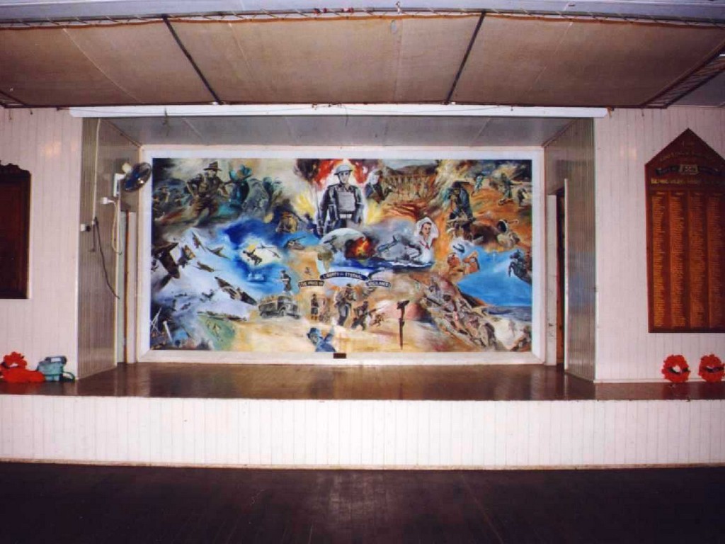 Yuleba Memorial Hall - Honour Boards and memorial artwork