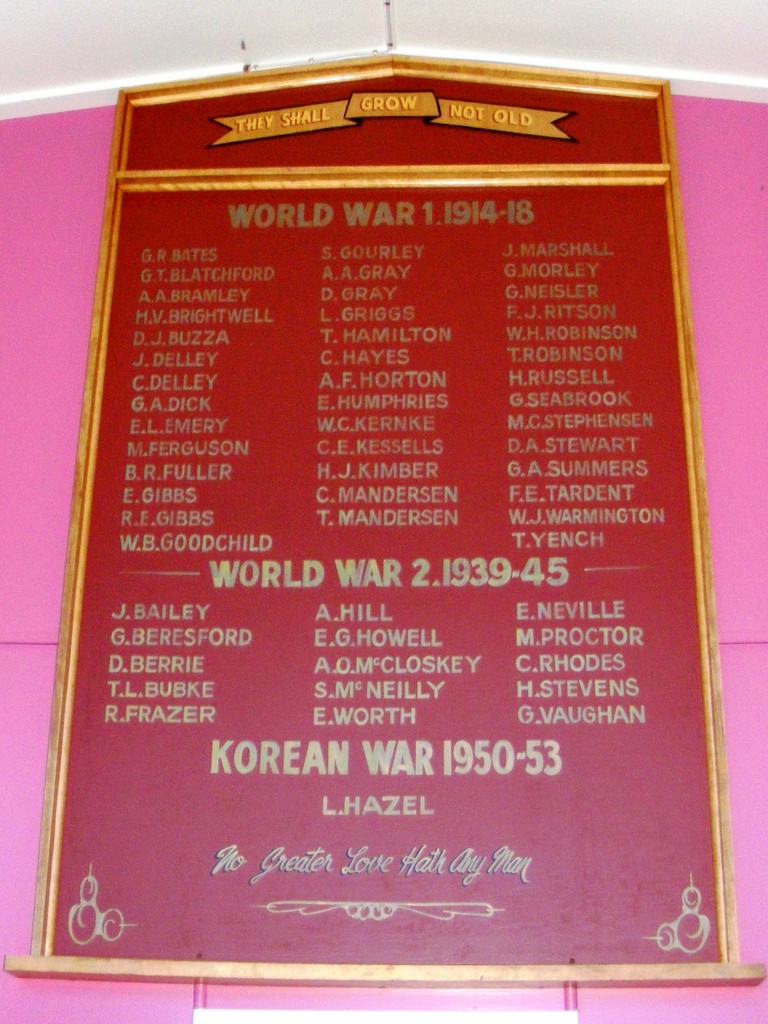 Biggenden Honour Board