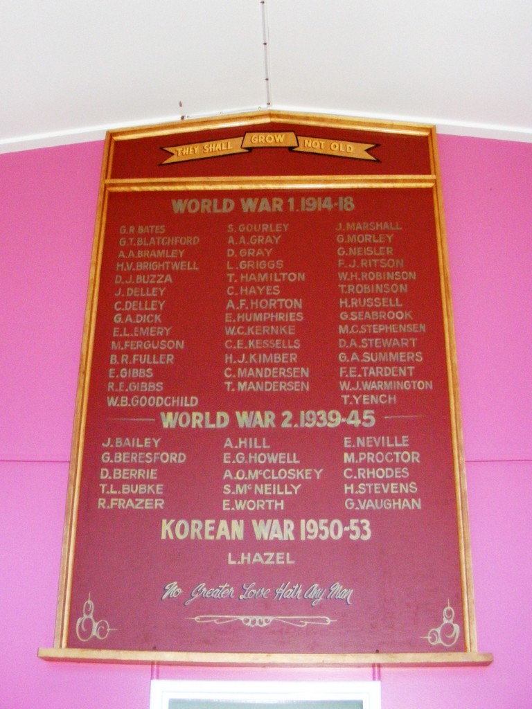 Biggenden Honour Board
