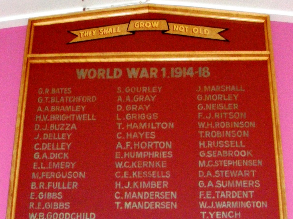 Biggenden Honour Board