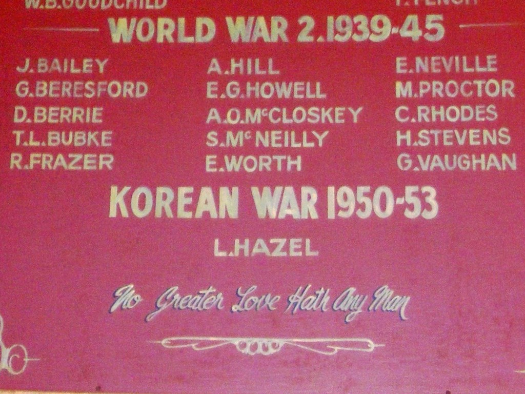 Biggenden Honour Board