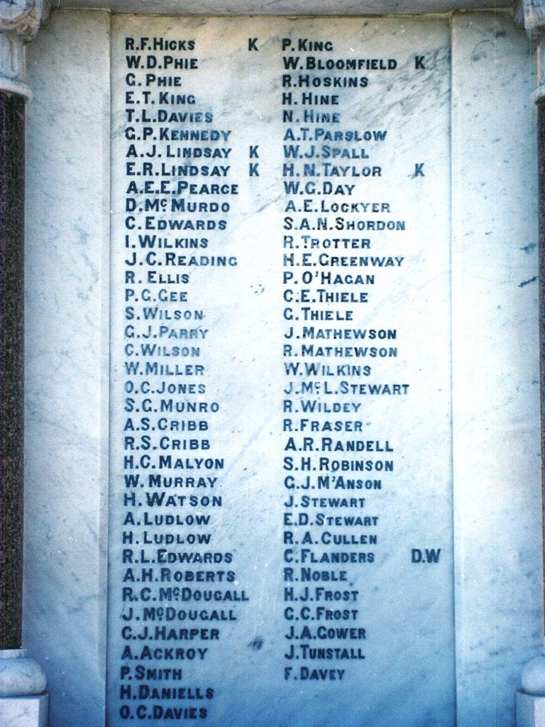 Booval/Silkstone/Newtown War Memorial Panel