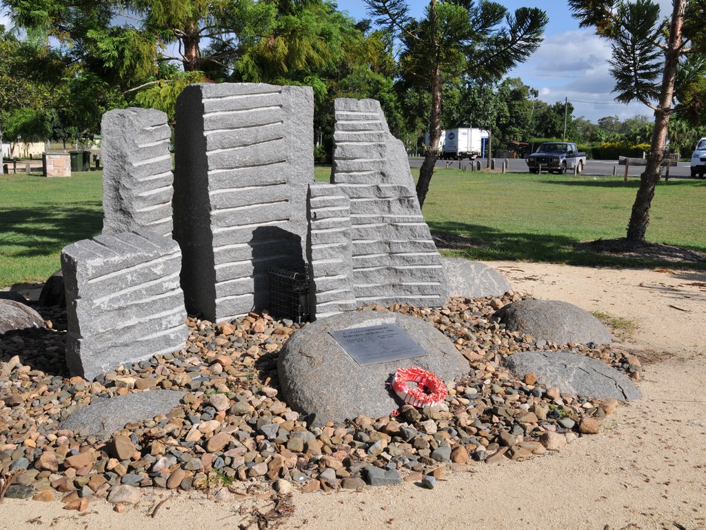 Close up of Bororen War Memorial.