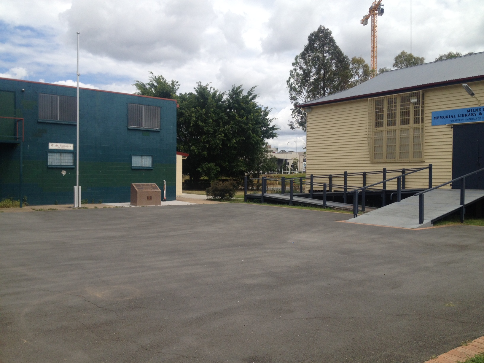 Brisbane Battle for Australia Memorial, Current site at Chermside Historical Precinct, east side of Voyager Centre