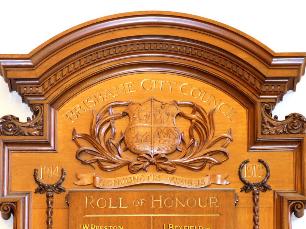 Brisbane City Council WWI Honour Board