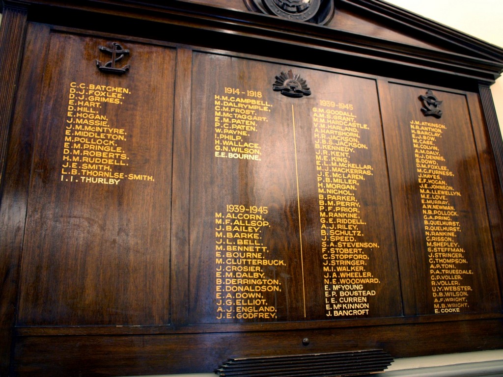 Brisbane Girls Grammar School Honour Board