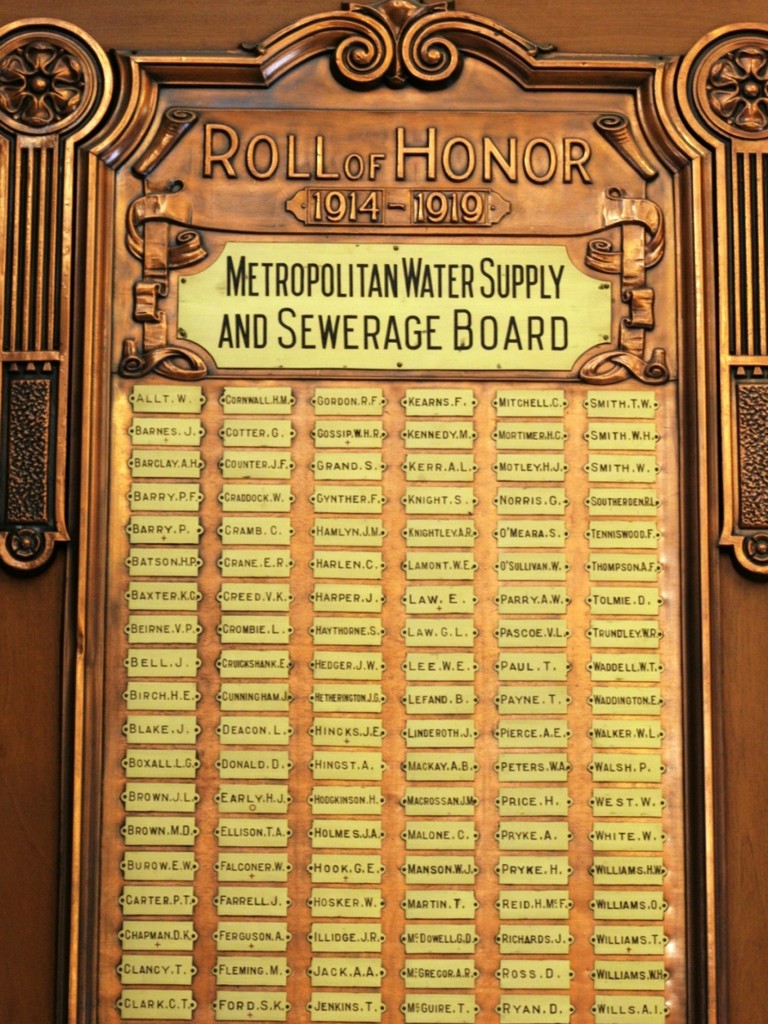 Brisbane Metropolitan Water and Sewerage Honour Board