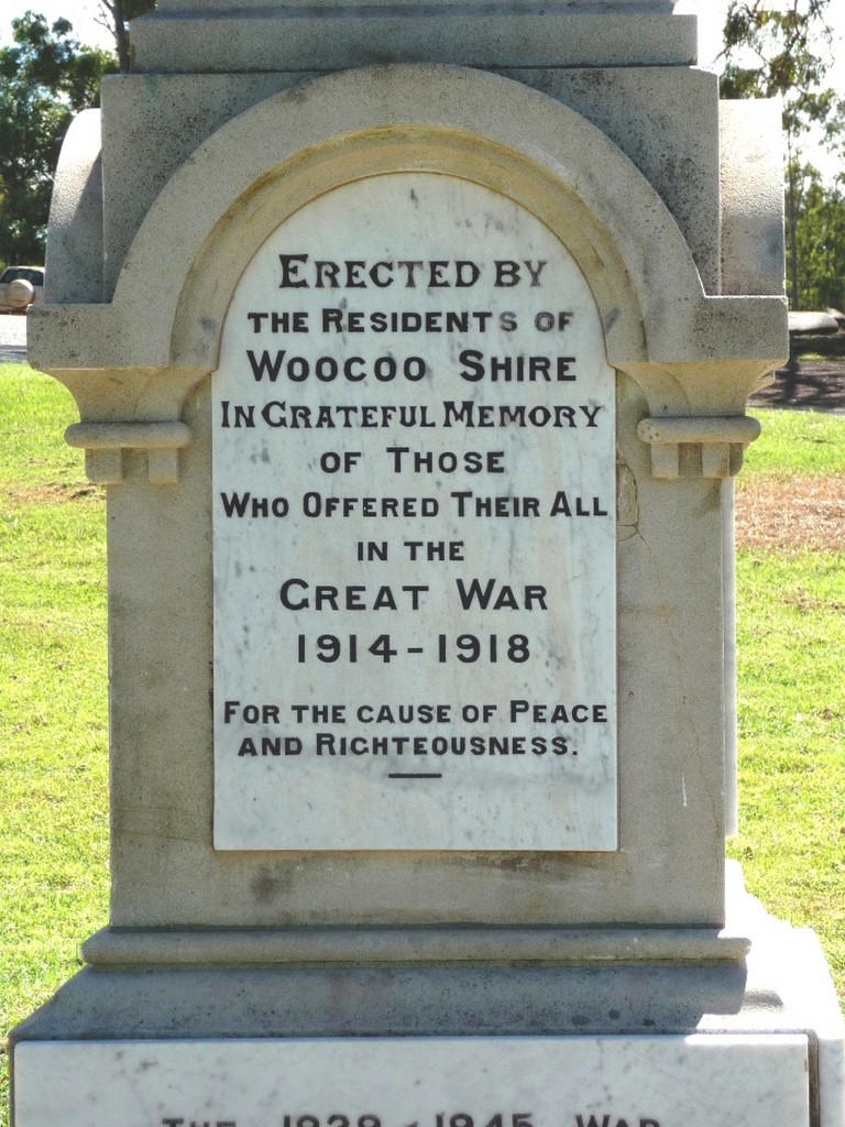 Brooweena War Memorial (Digger) Panel