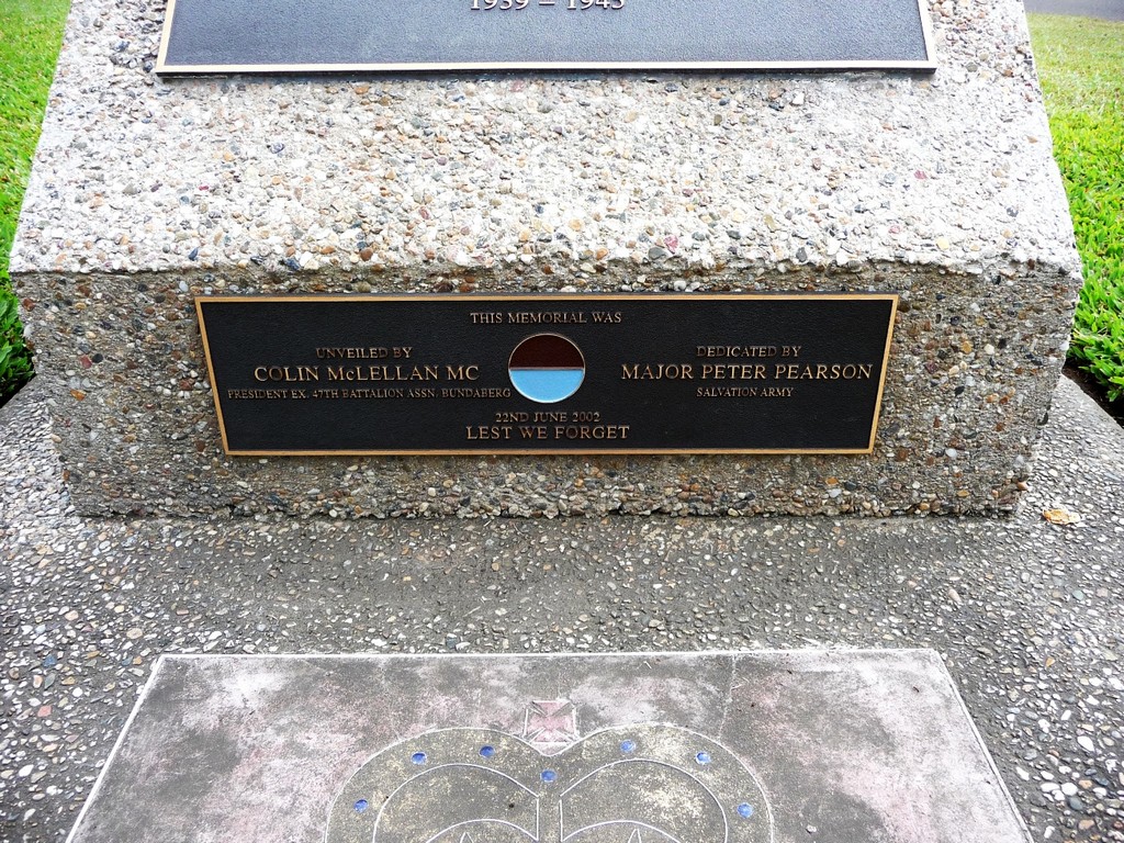Bundaberg 47th Australian Infantry Battalion Memorial - 2009