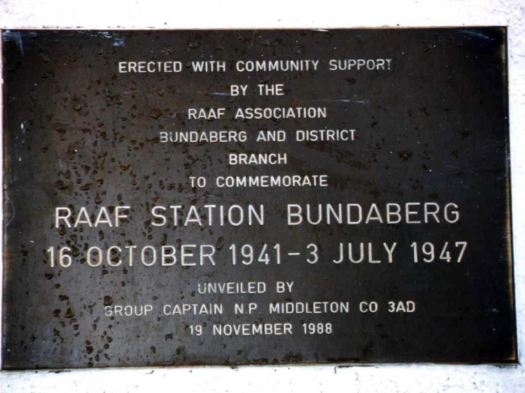 Bundaberg Aerodrome Neptune Propeller - Plaque