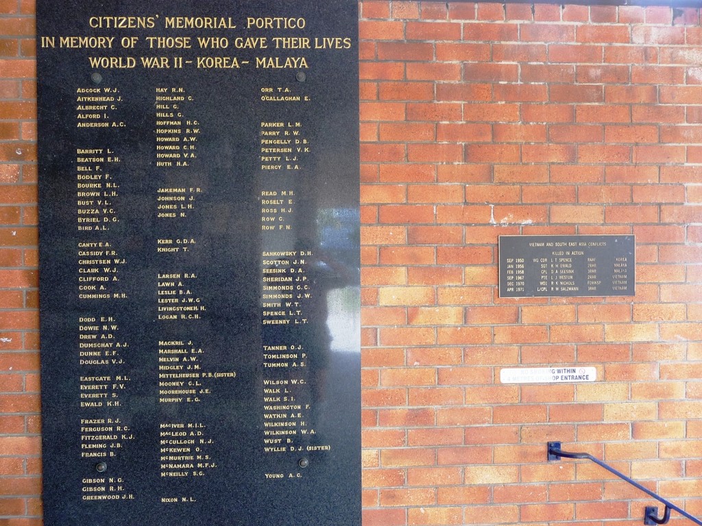 Bundaberg Civic Centre Citizen's Memorial Portico