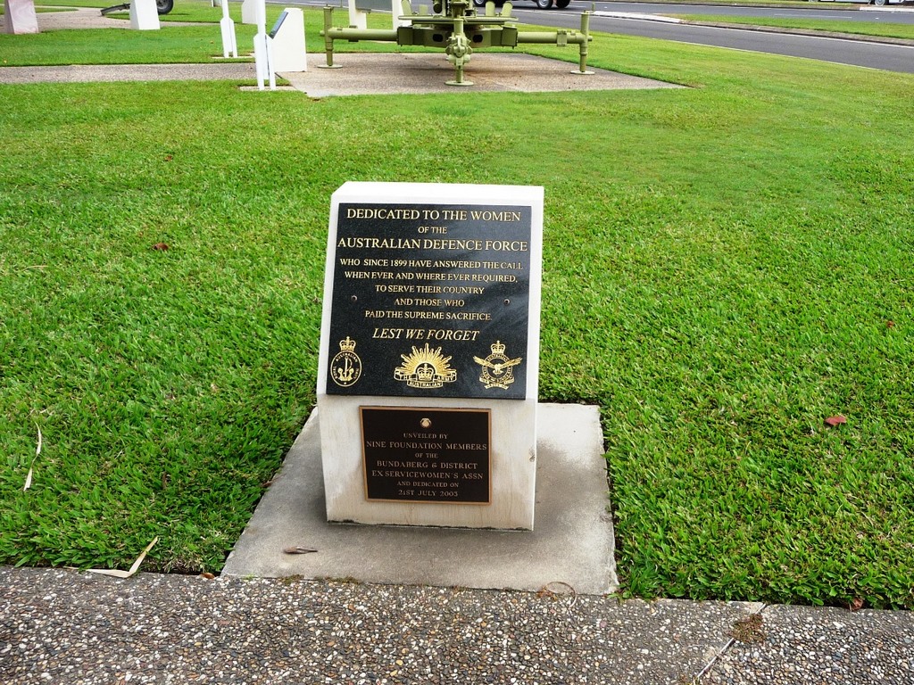 Bundaberg Service Women's Memorial - 2009