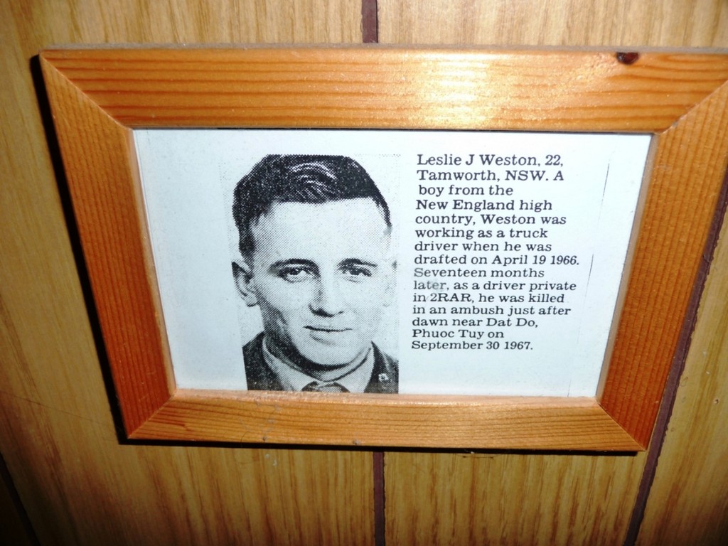 Bundaberg Vietnam Veterans Association Tribute - Roll of Honour plaque