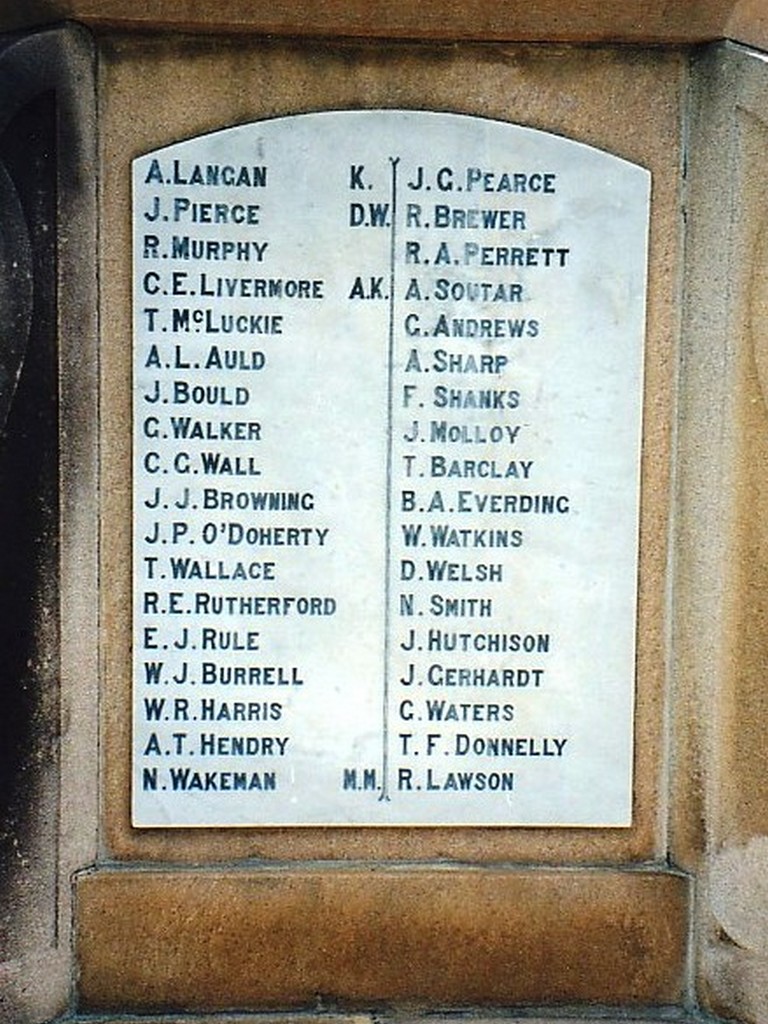 Bundamba War Memorial Digger Plaque