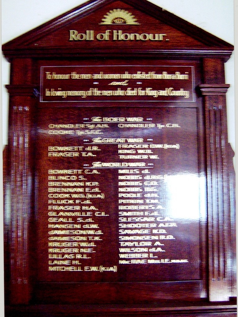 Burra Burri Honour Board