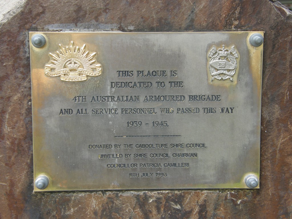 Caboolture 4th Australian Armoured Brigade Memorial