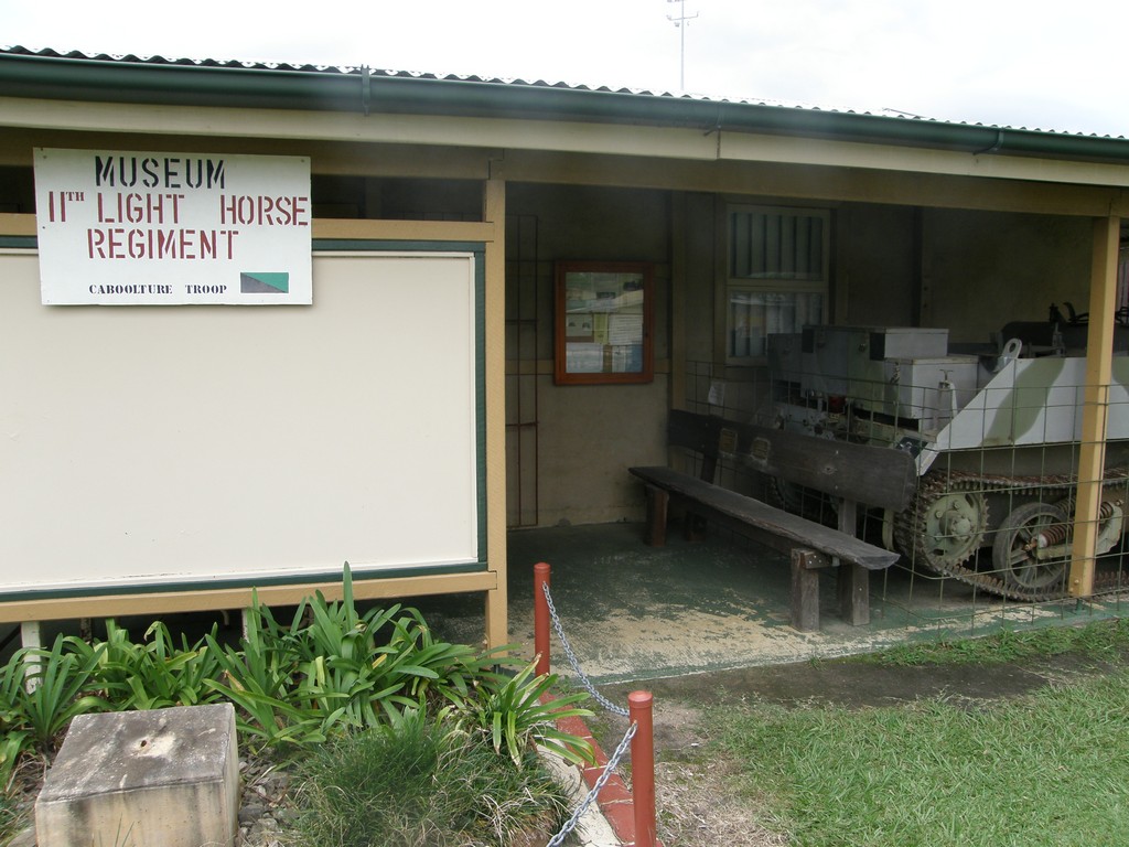 11th Light Horse Regiment Museum - Chair in entrance