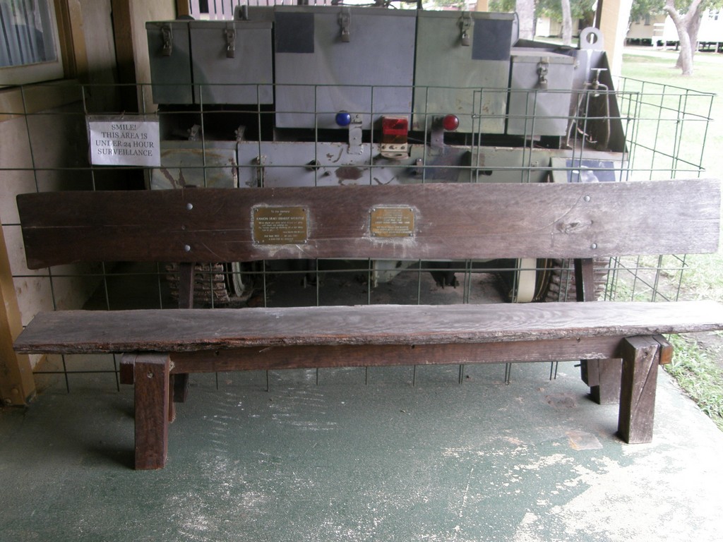 Caboolture Historical Village Light Horse Plaque - Memorial Chair