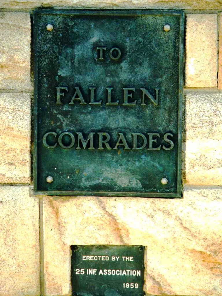 25th Bn RQR Memorial Wall - plaques