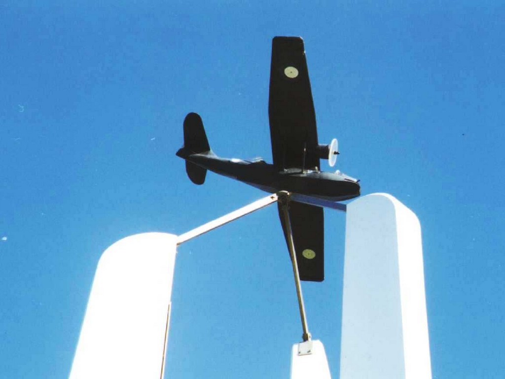 Cairns Catalina Memorial - Plane detail 1995