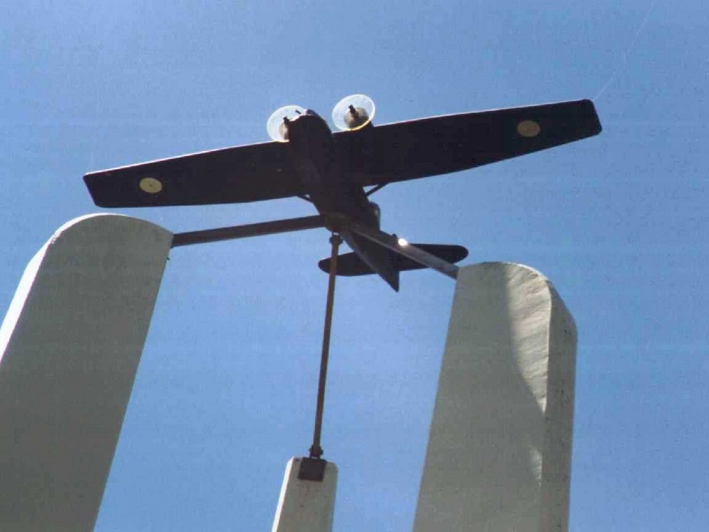 Cairns Catalina Memorial - Plane detail 1995