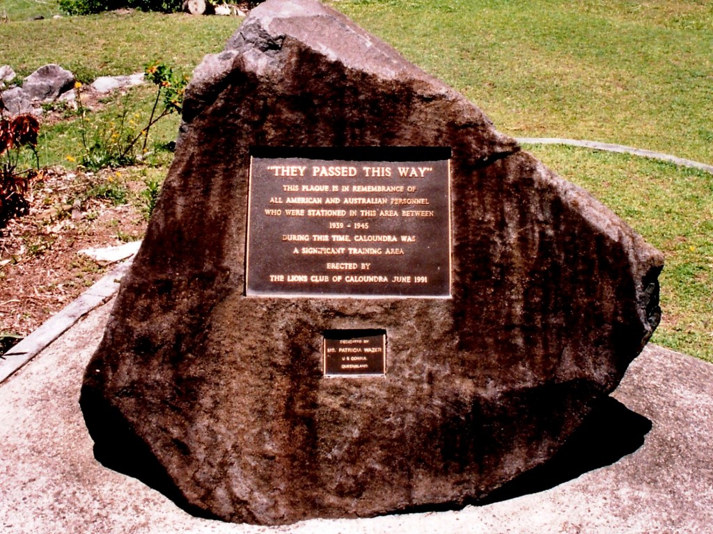 Photo of Caloundra Lighthouse Hill U.S.A and Australian Forces Stone