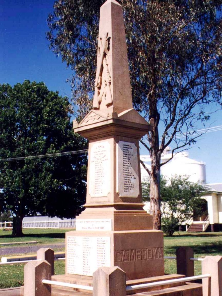 Cambooya War Memorial