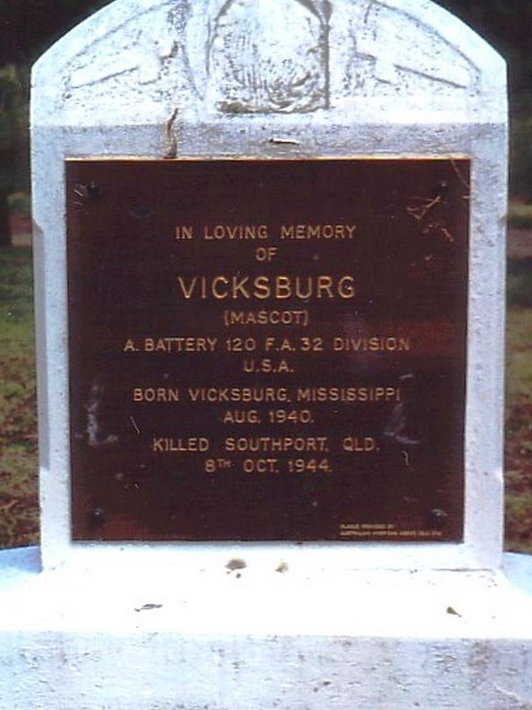Camp Cable Dog Mascot Memorial