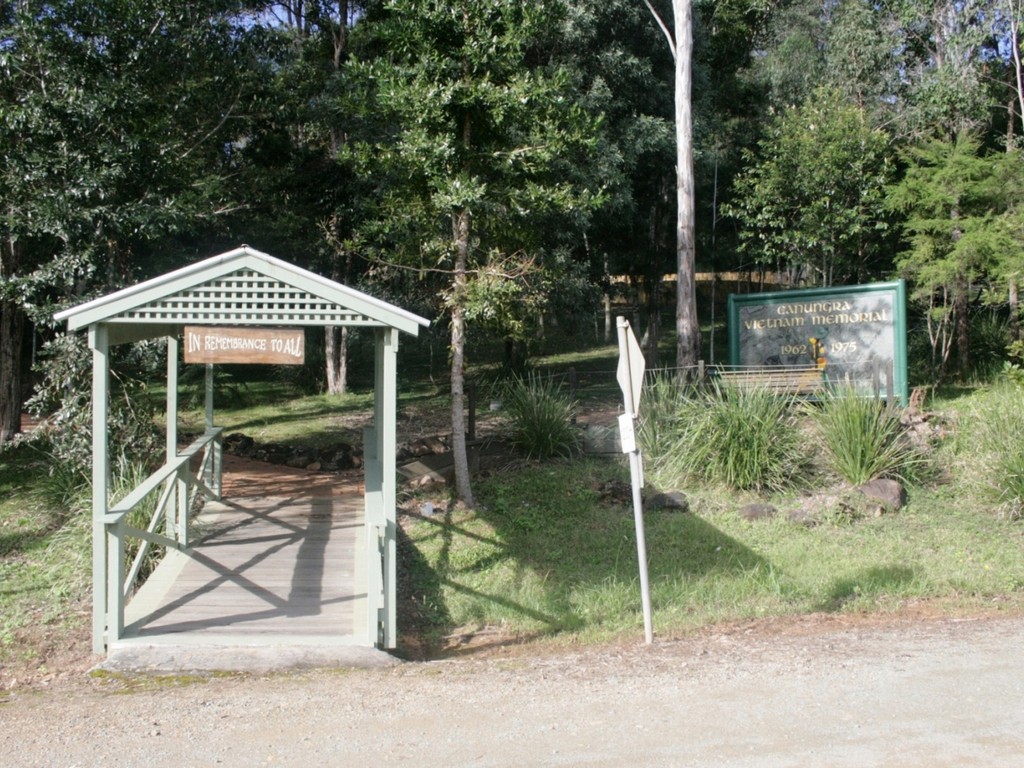 Canungra Vietnam Memorial - main entrance