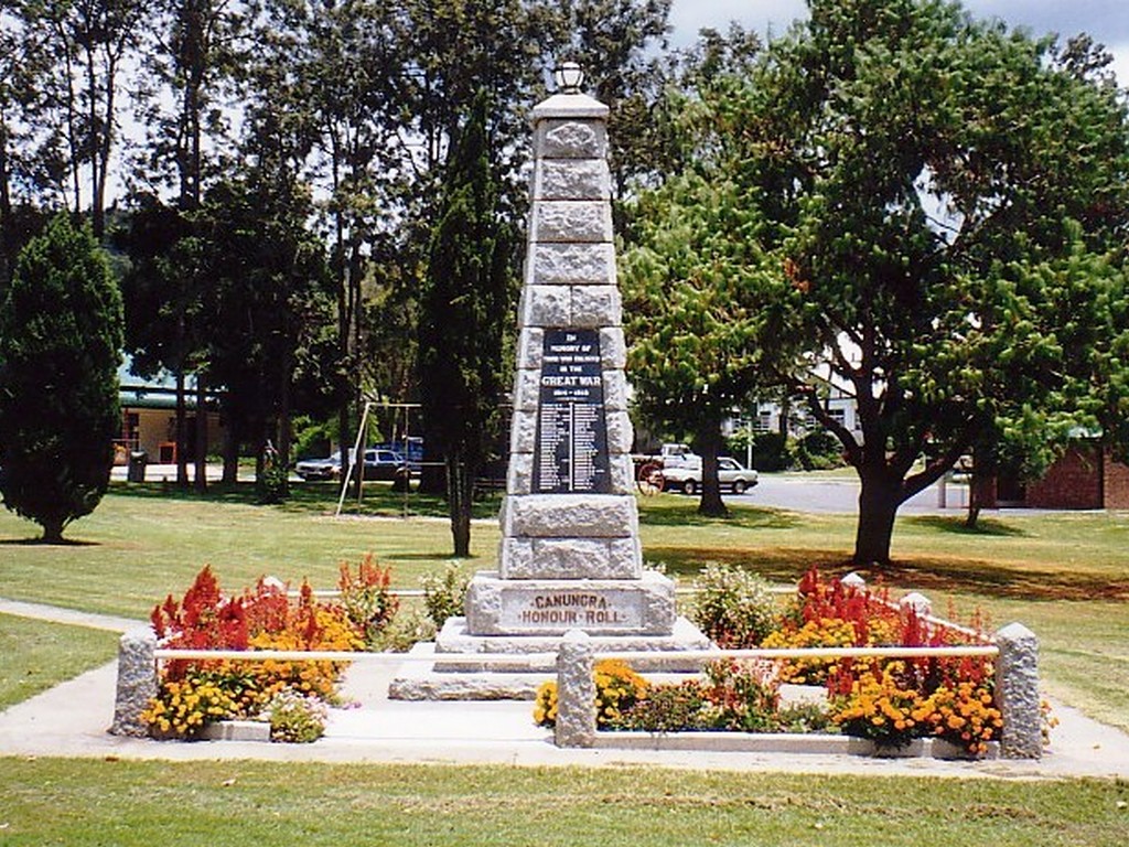 Canungra War Memorial - overview